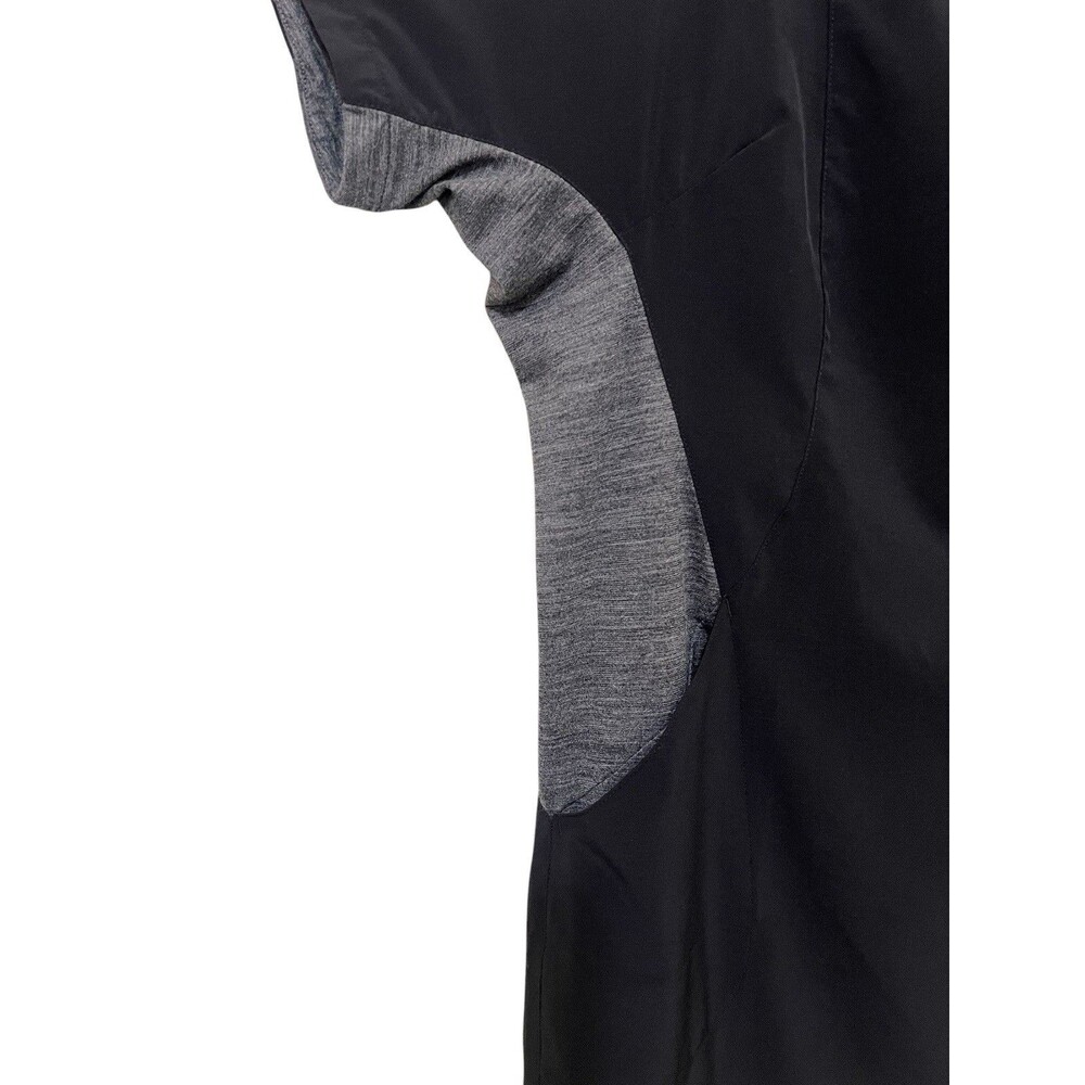SMARTWOOL Black/Gray Genuis Shirt Dress Short Sleeve Merino Wool Blend Women's S - Picture 5 of 8